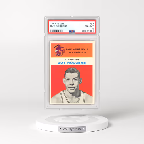 1961 Fleer #37 Guy Rodgers (PSA 6 EX-MT)