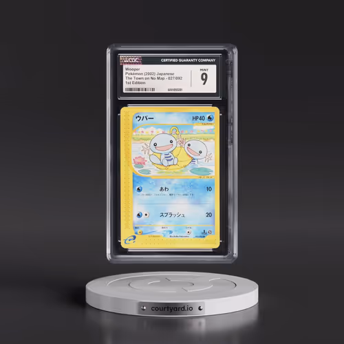 2002 The Town on No Map #027/092 Wooper - 1st Edition (CGC 9 MINT)