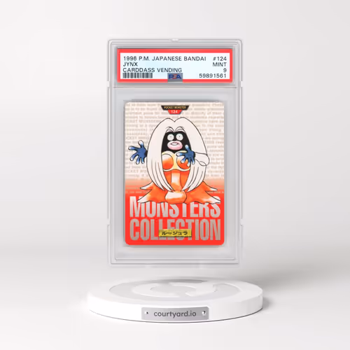 1996 Pokémon Bandai Carddass Vending #124 Jynx (PSA 9 MINT)