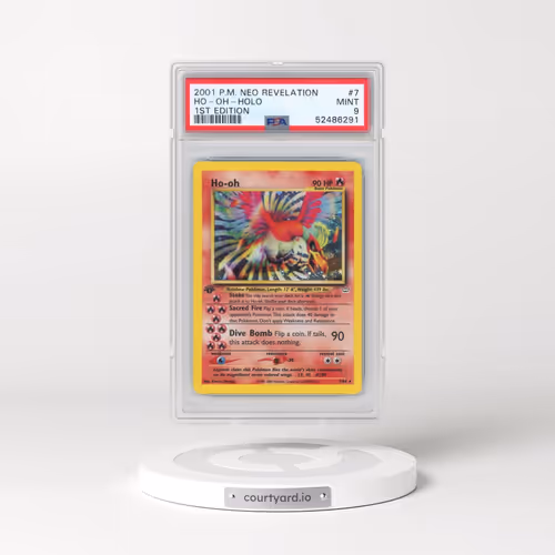 2001 Pokémon Neo Revelation #7 HO-Oh - 1st Edition Holo (PSA 9 MINT)