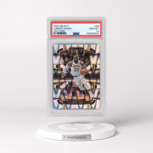 2023 Panini Select #66 LeBron James - Tectonic (PSA 10 GEM MINT)