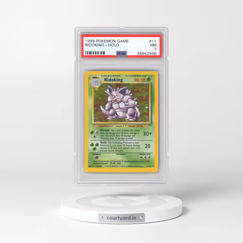 1999 Pokémon Game #11 Nidoking - Holo (PSA 7 NM)