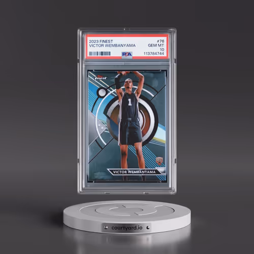 2023 Topps Finest #76 Victor Wembanyama (PSA 10 GEM MINT)