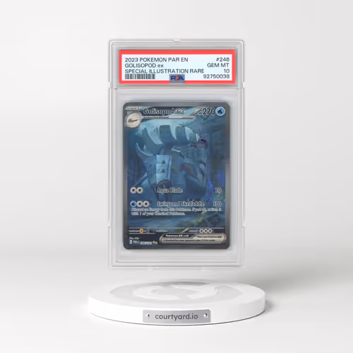 2023 Pokémon Par EN-Paradox Rift #246 Golisopod EX - Holo Special Illustration Rare (PSA 10 GEM MINT)