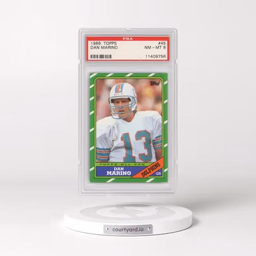 1986 Topps #45 Dan Marino (PSA 8 NM-MT)