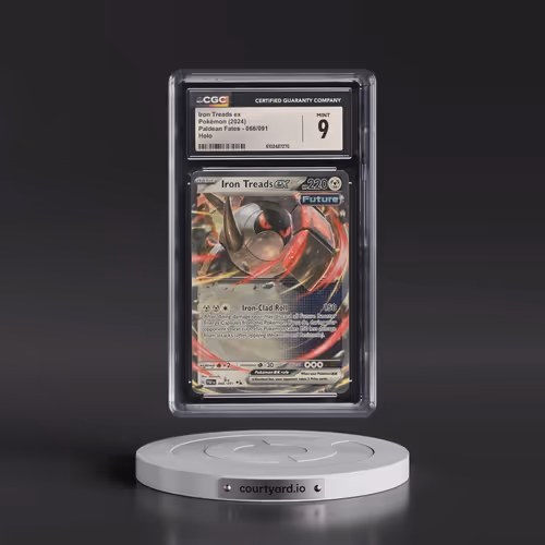 2024 Pokémon Paf EN-Paldean Fates #066 Iron Treads EX - Holo (CGC 9 MINT)
