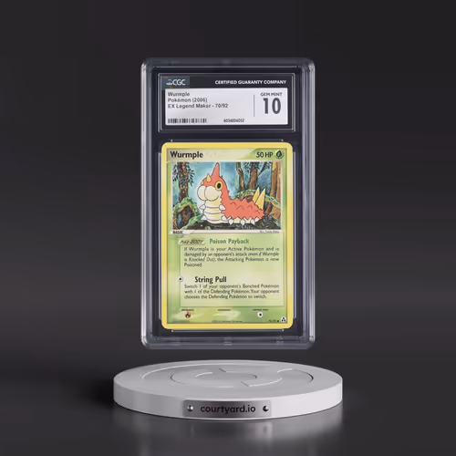 2006 EX Legend Maker #70/92 Wurmple (CGC 10 GEM MINT)