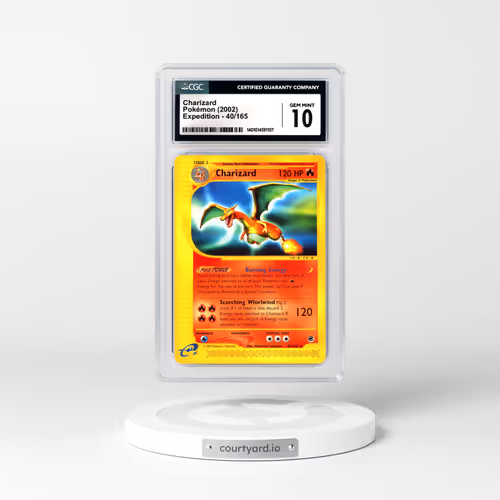 2002 Expedition #40 Charizard - e-Card Symbol (CGC 10 GEM MINT)