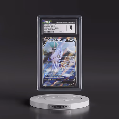 2021 Chilling Reign #164/198 Ice Rider Calyrex V - Ultra Rare Holo (CGC 9 MINT)