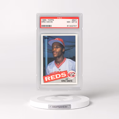 1985 Topps #627 Eric Davis (PSA 8 NM-MT)