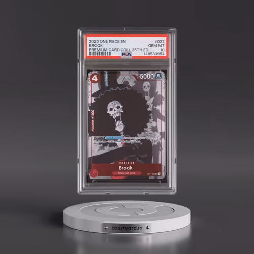 2023 One Piece Premium Bandai Premium Card Collection 25th Edition #022 Brook (PSA 10 GEM MINT)