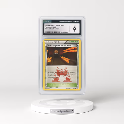 2015 Double Crisis #32/34 Team Magma's Secret Base (CGC 9 MINT)