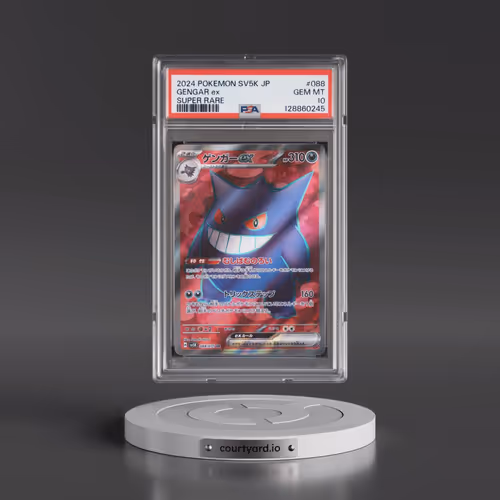 2024 Pokémon Sv5k-Wild Force #088 Gengar EX - Holo Super Rare (PSA 10 GEM MINT)