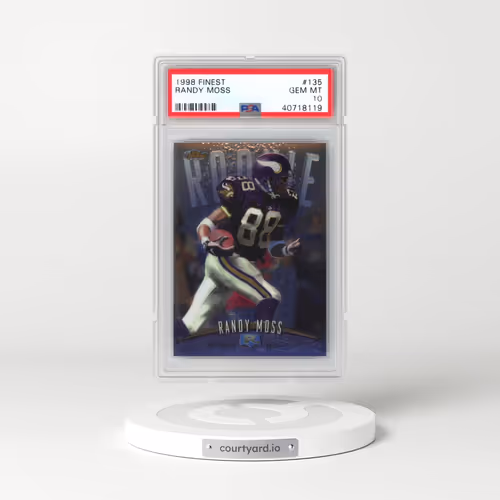 1998 Finest #135 Randy Moss (PSA 10 GEM MINT)
