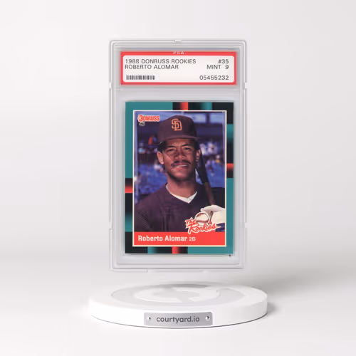 1988 Donruss Rookies #35 Roberto Alomar (PSA 9 MINT)