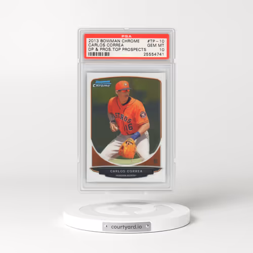 2013 Bowman Chrome Draft Picks & Prospects Top Prospects #TP-10 Carlos Correa (PSA 10 GEM MINT)
