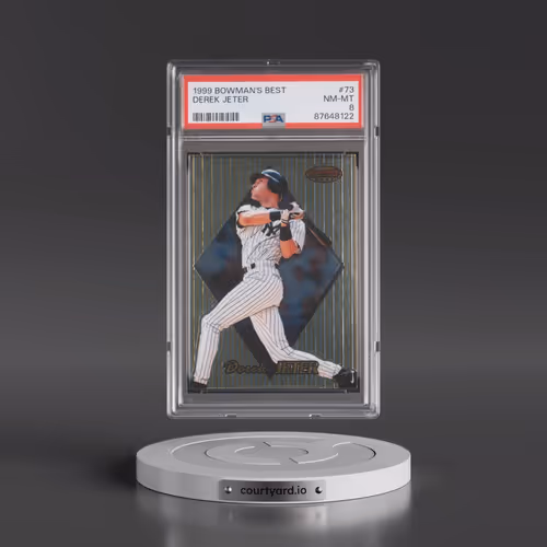 1999 Bowman's Best #73 Derek Jeter (PSA 8 NM-MT)