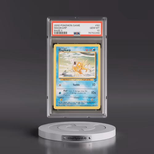 2000 Pokémon Game Base II #50 Magikarp (PSA 10 GEM MINT)