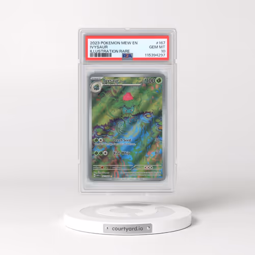 2023 Pokémon Mew EN-151 #167 Ivysaur - Illustration Rare (PSA 10 GEM MINT)