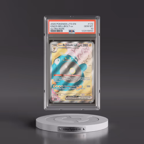 2025 Pokémon Jtg EN-Journey Together #172 Iono's Bellibolt EX - Holo Ultra Rare (PSA 10 GEM MINT)