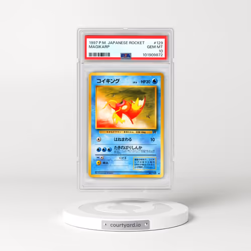 1997 Pokémon Rocket #129 Magikarp (PSA 10 GEM MINT)