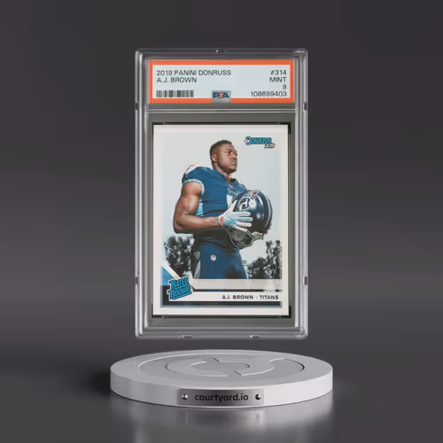 2019 Panini Donruss #314 A.J. Brown (PSA 9 MINT)
