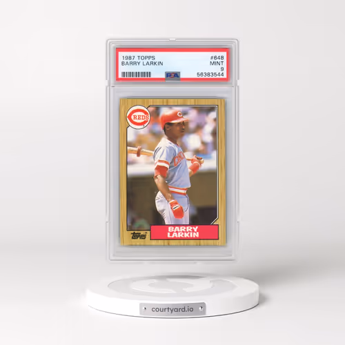 1987 Topps #648 Barry Larkin (PSA 9 MINT)