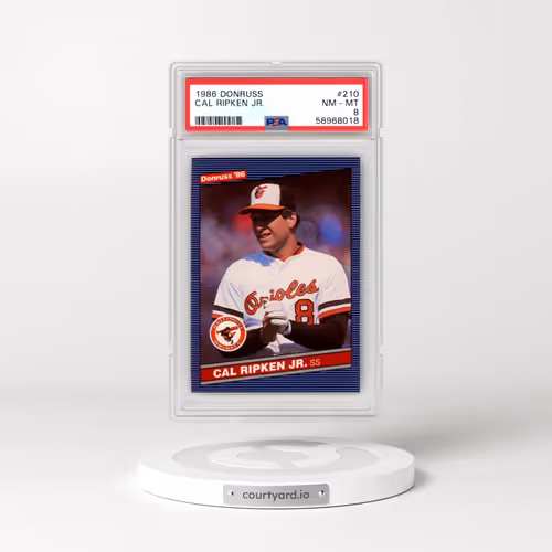 1986 Donruss #210 Cal Ripken Jr. (PSA 8 NM-MT)