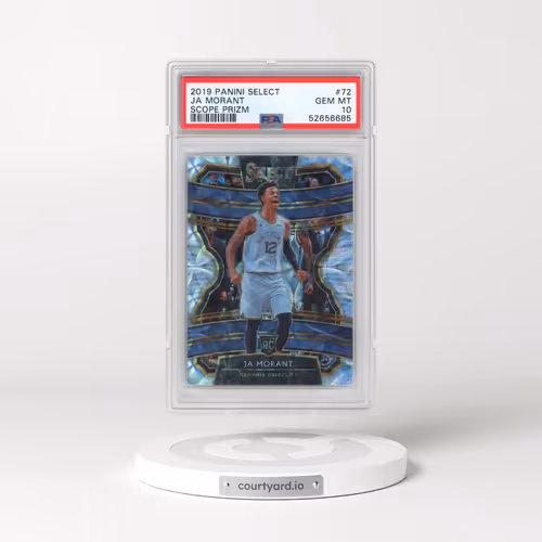 2019 Panini Select #72 Ja Morant - Scope Prizm (PSA 10 GEM MINT)