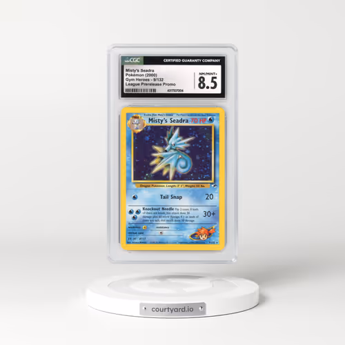 2000 Gym Heroes #9 Misty's Seadra (CGC 8.5 NM-MT+)