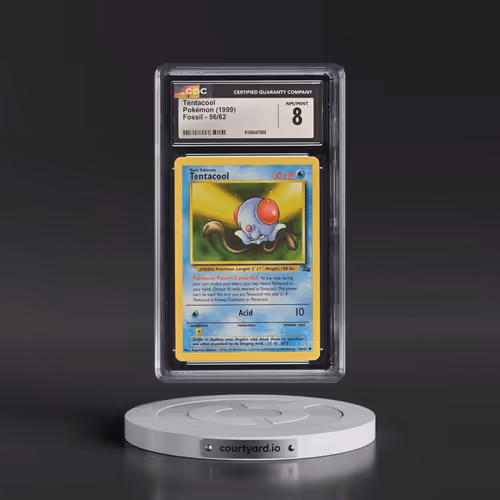 1999 Fossil #56/62 Tentacool (CGC 8 NM-MT)