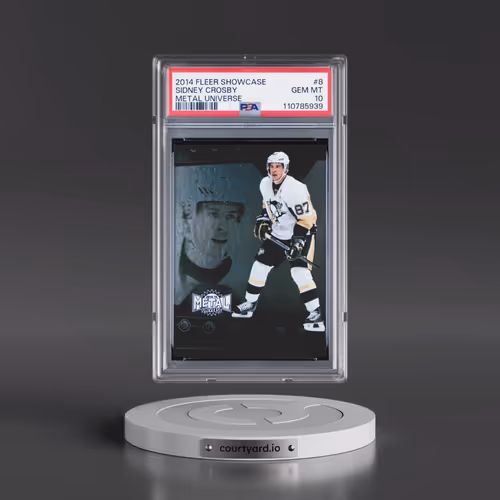 2014 Fleer Showcase Metal Universe #8 Sidney Crosby (PSA 10 GEM MINT)