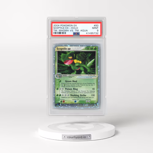 2004 Pokémon EX Team Magma VS Team Aqua #93 Sceptile EX - Holo Holo (PSA 9 MINT)