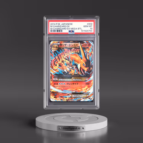 2014 Pokémon M Charizard EX Mega Battle #002 M Charizard EX - Holo (PSA 10 GEM MINT)