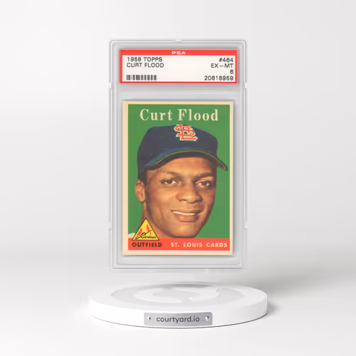 1958 Topps #464 Curt Flood (PSA 6 EX-MT)