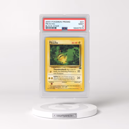 2000 Pokémon Promo Black Star #27 Pikachu (PSA 9 MINT)