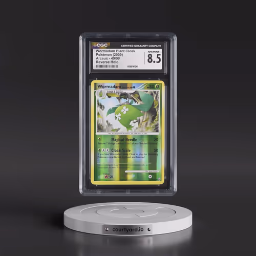 2009 Arceus #49/99 Wormadam Plant Cloak - Reverse Holo (CGC 8.5 NM-MT+)