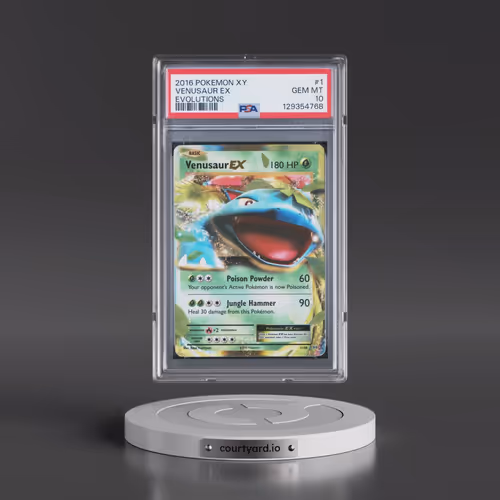 2016 Pokémon XY Evolutions #1 Venusaur EX - Holo (PSA 10 GEM MINT)