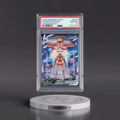 2023 Pokémon Sword and Shield Crown Zenith #GG45 Deoxys Vmax - Full Art (PSA 10 GEM MINT)