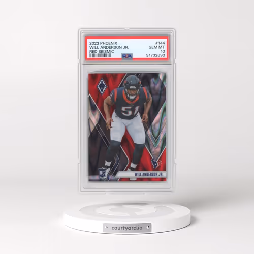 2023 Panini Phoenix #144 Will Anderson Jr. - Red Seismic (PSA 10 GEM MINT)