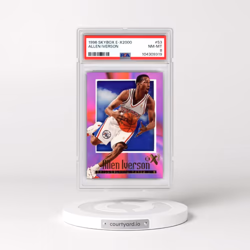 1996 Skybox E-X2000 #53 Allen Iverson (PSA 8 NM-MT)