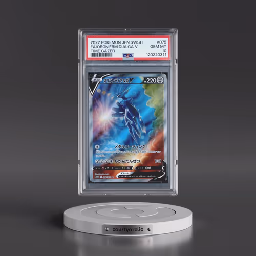 2022 Pokémon Sword & Shield Time Gazer #075 Origin Forme Dialga V - Holo Full Art (PSA 10 GEM MINT)