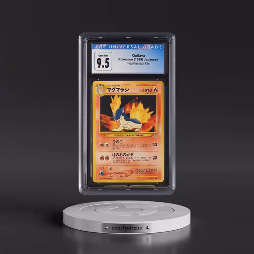 1999 Neo Premium File Quilava - No Rarity (CGC 10 GEM MINT)