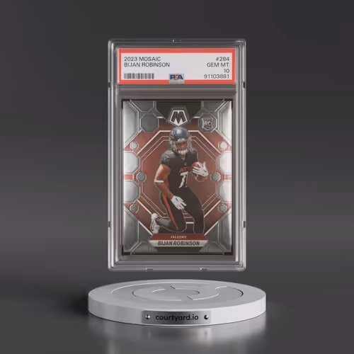 2023 Panini Mosaic #284 Bijan Robinson (PSA 10 GEM MINT)