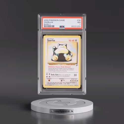 2000 Pokémon Game Base II #30 Snorlax (PSA 7 NM)