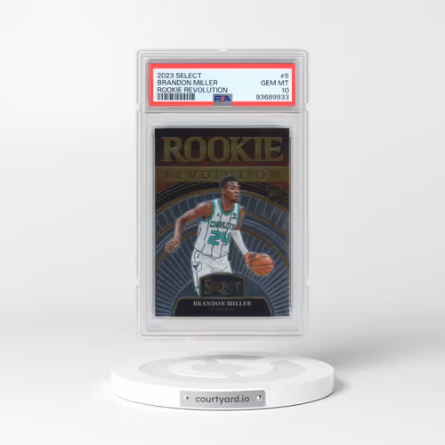 2023 Panini Select Rookie Revolution #5 Brandon Miller (PSA 10 GEM MINT)