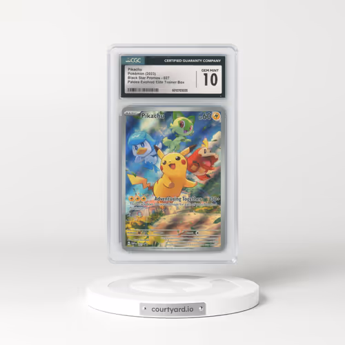 2023 Black Star Promos - Scarlet & Violet SVP EN #027 Pikachu - Paldea Evolved Elite Trainer Box (CGC 10 GEM MINT)