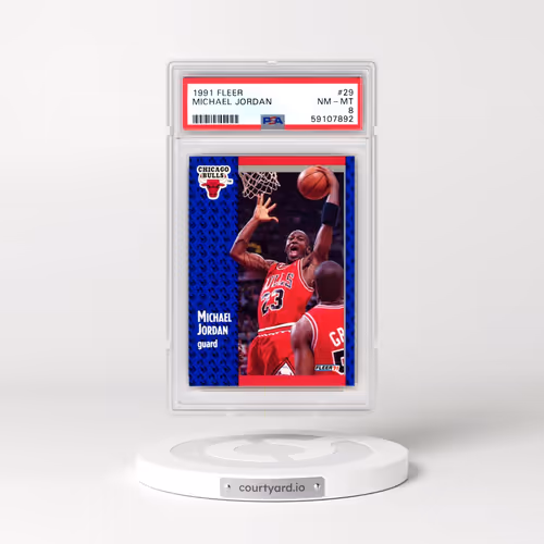 1991 Fleer #29 Michael Jordan (PSA 8 NM-MT)
