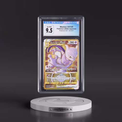 2022 Pokémon GO #091/071 Mewtwo VSTAR - Ultra Rare Holo (CGC 10 GEM MINT)