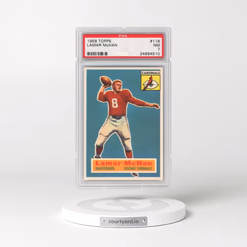 1956 Topps #118 Lamar McHan (PSA 7 NM)